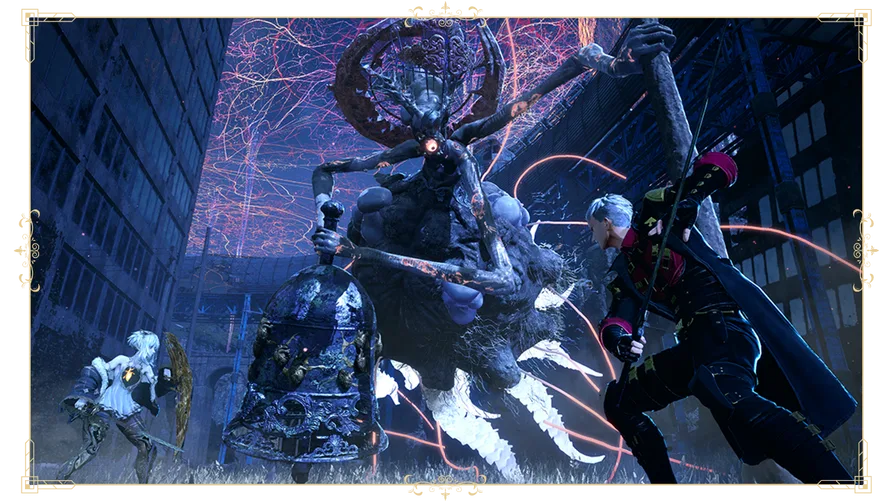 Intense and Satisfying Combat - Code Vein II intense combat gameplay screenshot
